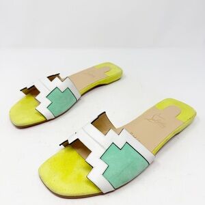 Christian Louboutin Hao Mule Flat Sandals Size 38
